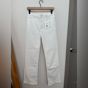 FRAME The Arrow High Rise Bootcut Jeans White Size 26 NWT $298